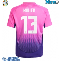 Germany Thomas Muller #13 Replica Away Shirt Euro 2024 Short Sleeve